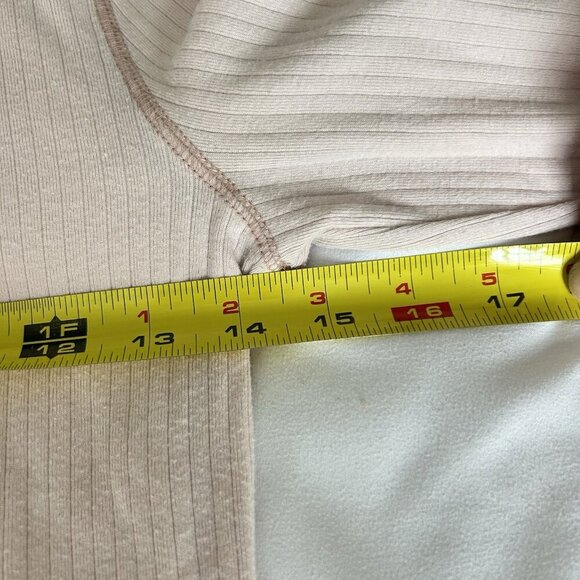 Intimately Free People Womens Medium M Light Pink Long Sleeve Layering Top Y2K - Picture 3 of 8